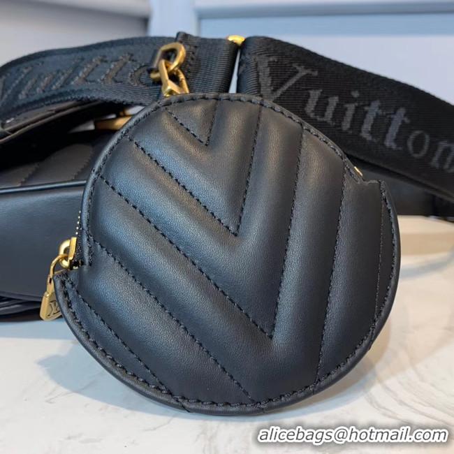 Buy Cheap LOUIS VUITTON NEW WAVE Shoulder Bag M56466 black