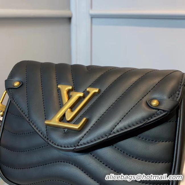 Buy Cheap LOUIS VUITTON NEW WAVE Shoulder Bag M56466 black