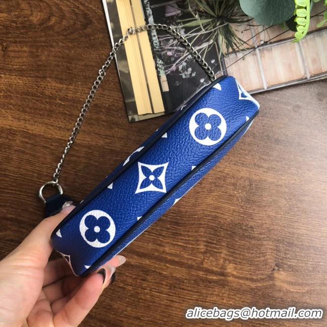 Low Cost Louis vuitton ESCALE POCHETTE ACCESSOIRES Mini clutch bag M69269 blue