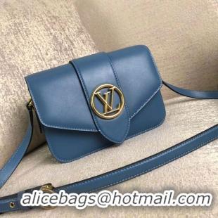 Inexpensive Louis Vuitton Original Smooth Leather M53950 Blue