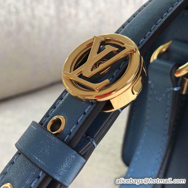 Inexpensive Louis Vuitton Original Smooth Leather M53950 Blue