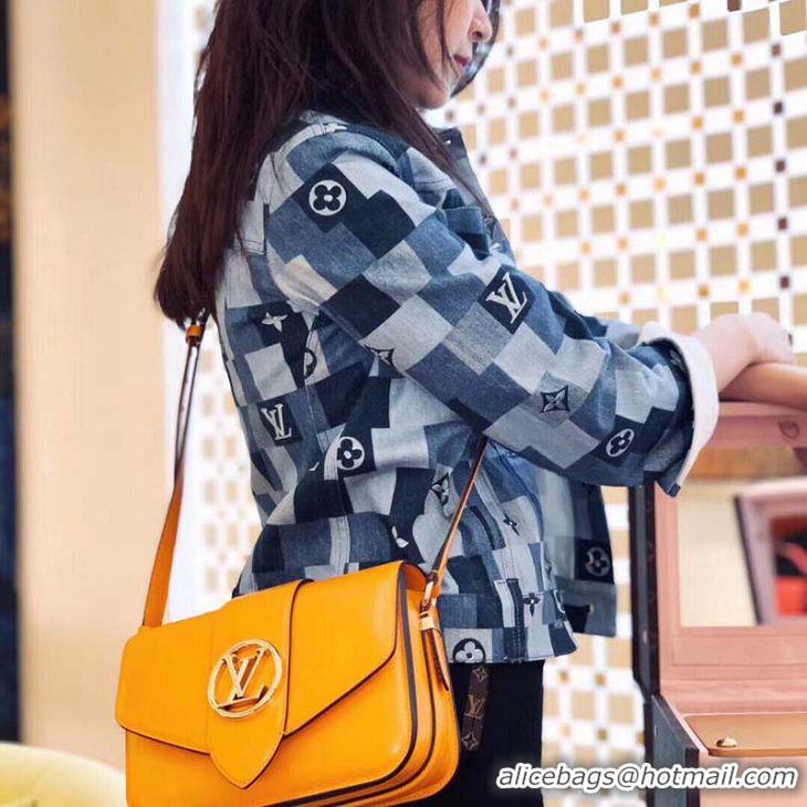 Top Quality Louis Vuitton Original Smooth Leather M53950 Orange