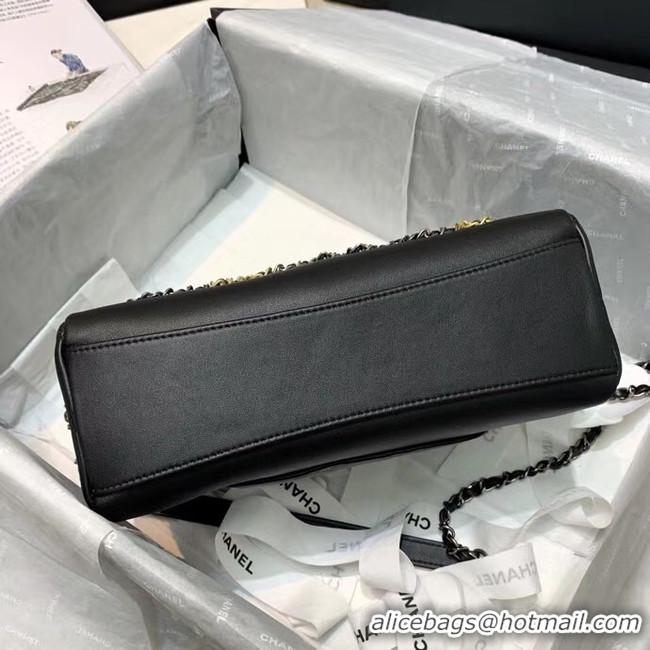 Wholesale Grade Chanel Original Soft Leather Small Shoulder bag AS0592 black