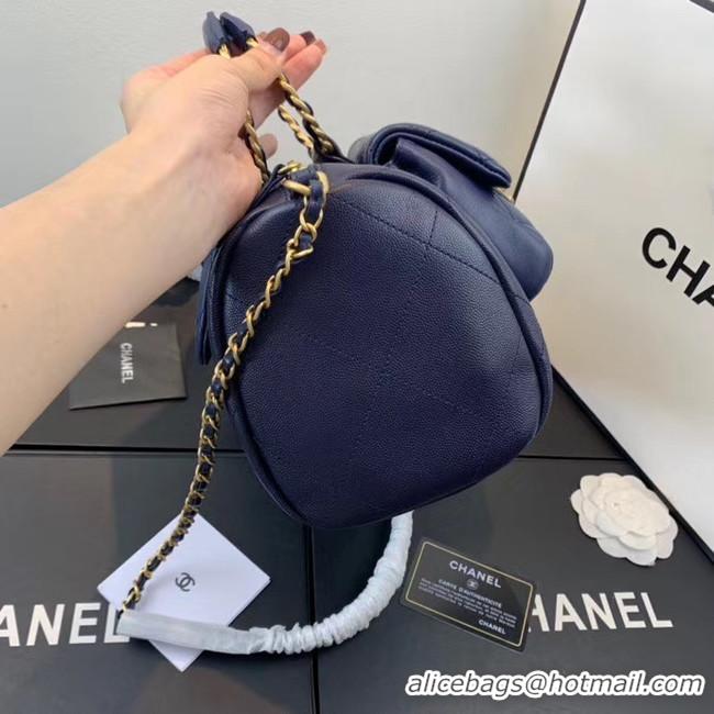 Free Shipping Discount CHANEL Bowling Bag AS1359 Navy