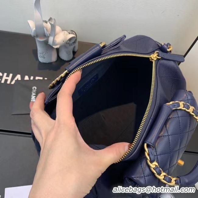 Free Shipping Discount CHANEL Bowling Bag AS1359 Navy