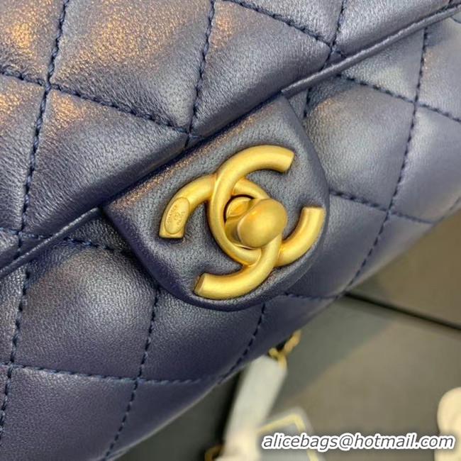 Free Shipping Discount CHANEL Bowling Bag AS1359 Navy