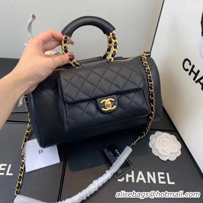 Best Inexpensive CHANEL Bowling Bag AS1359 black