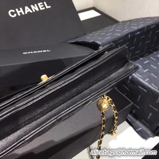 Top Quality Chanel Original Small classic Sheepskin flap bag AS33814 black