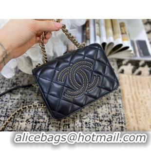 AAAAA Wholesale Chanel Lambskin flap bag AS1514 black