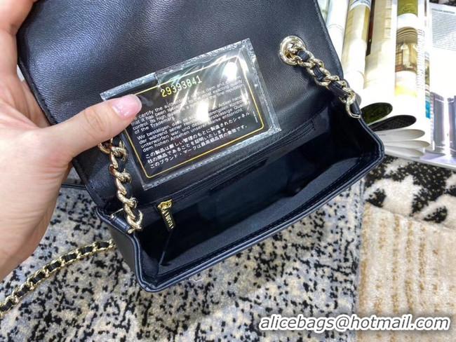 AAAAA Wholesale Chanel Lambskin flap bag AS1514 black