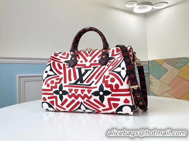 Good Quality Louis Vuitton Monogram Canvas SPEEDY BANDOULIERE 30 M44572 red