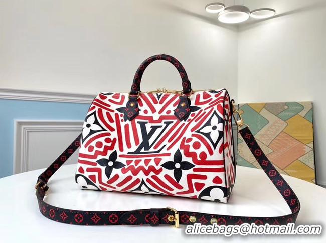 Good Quality Louis Vuitton Monogram Canvas SPEEDY BANDOULIERE 30 M44572 red