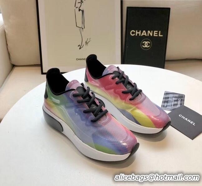 Unique Grade Chanel Calfskin & Mesh Sneaker G52106 Multicolor 2020