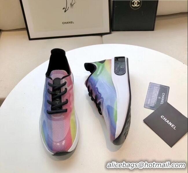 Unique Grade Chanel Calfskin & Mesh Sneaker G52106 Multicolor 2020