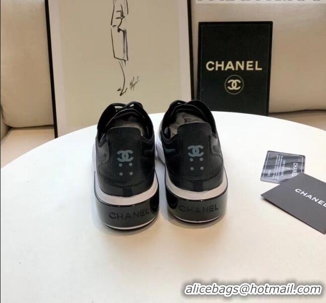 Trendy Design Chanel Calfskin & Mesh Sneaker G52106 Black 2020