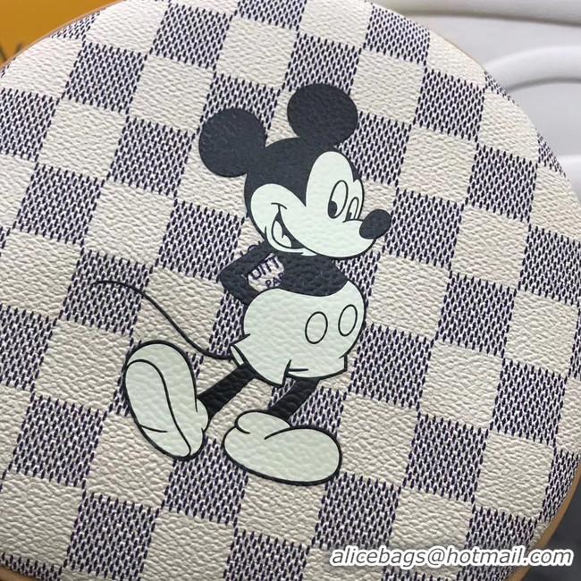 Top Quality Louis Vuitton Damier Azur Canvas BOITE CHAPEAU SOUPLE Disney x Mickey Mouse N40333