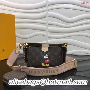 New Design Louis Vuitton Original Monogram Canvas Disney x Mickey Mouse M44823 pink