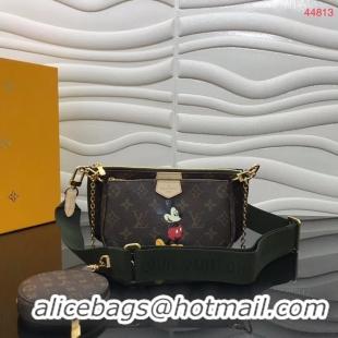 High Quality Louis Vuitton Original Monogram Canvas Disney x Mickey Mouse M44823 blackish green