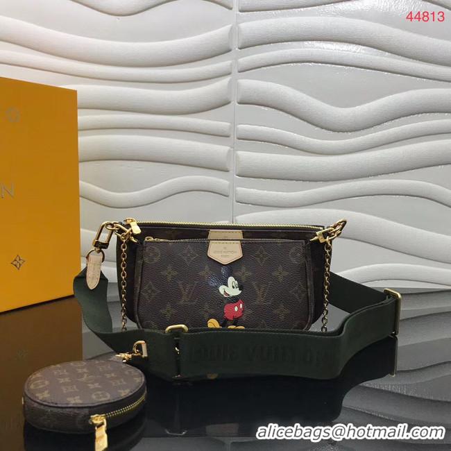 High Quality Louis Vuitton Original Monogram Canvas Disney x Mickey Mouse M44823 blackish green