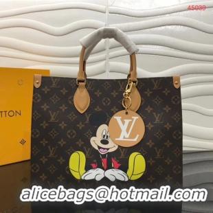 New Style Cheap Louis Vuitton Disney x Mickey Mouse nthego medium tote bag M45039