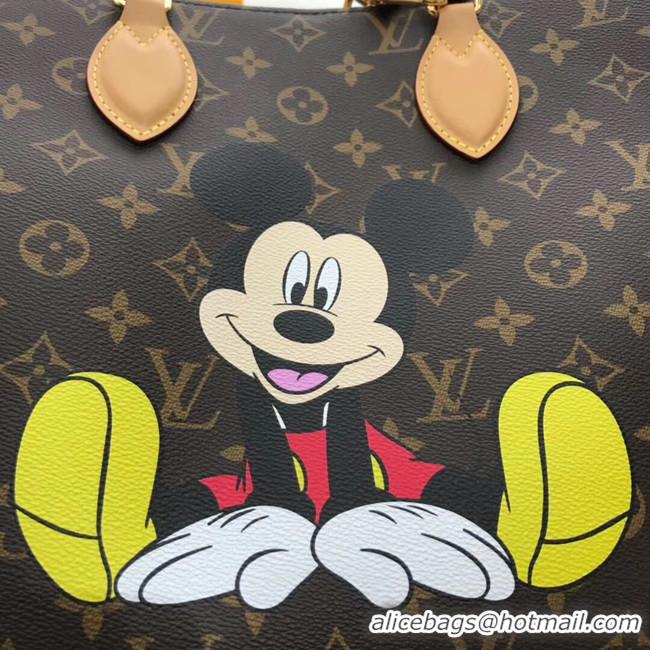 New Style Cheap Louis Vuitton Disney x Mickey Mouse nthego medium tote bag M45039