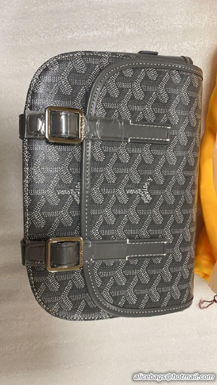 Hot Sale Goyard Messenger Shoulder Bag PM 8966 Dark Grey