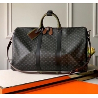 Hot Style Louis Vuitton Monogram Eeclipse Canvas Keepall Bandouliere 50 Bag M58669