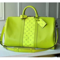 Spot Bulk Louis Vuitton Keepall 45 Bandoulière Travel Bag M53764 Yellow