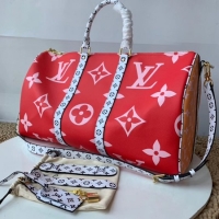 Unique Style Louis Vuitton Original KEEPALL BANDOULIERE 50 M44590