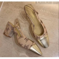 Affordable Price Chanel Slingbacks In Lambskin & Grosgrain G31318 Beige 2020