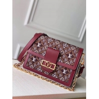 Good Looking Louis Vuitton DAUPHINE M57211 Burgundy