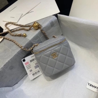 Popular Style Chanel Original Small classic chain box handbag AP1447 light grey