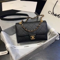 Discount Chanel Original Soft Leather Small flap bag AS1459 black