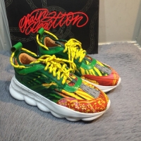 Super Quality Versace Chain Reaction Sneakers V5804 Green