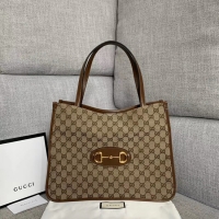 Top Quality Gucci 1955 Horsebit tote bag 623694 Brown