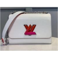 Buy Discount Louis Vuitton Epi Leather TWIST MM M50280 white