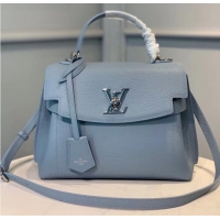 Top Quality Louis vuitton original LOCKME EVER BB M53937 light blue