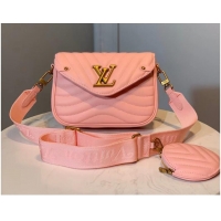 Latest Style LOUIS VUITTON NEW WAVE Shoulder Bag M56466 pink