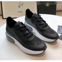 Trendy Design Chanel Calfskin & Mesh Sneaker G52106 Black 2020