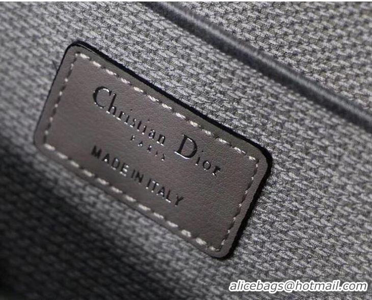 New Design Dior Vanity Case Bag in Oblique Embroidery CD1614 Gray