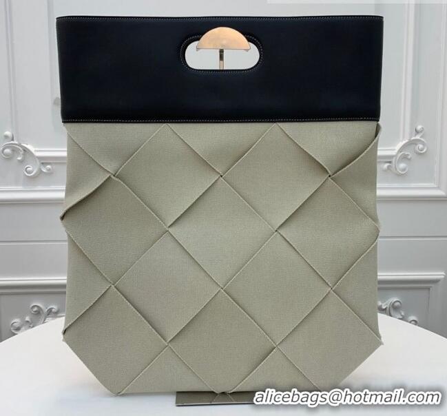 Super Quality Bottega Veneta Small Cabat Shopping Tote in Maxi Woven Canvas BV91017