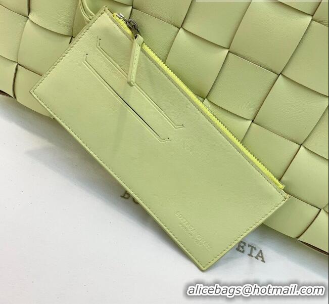 Good Product Bottega Veneta Medium Tote Bag in Maxi Woven Leather BV01023 Yellow