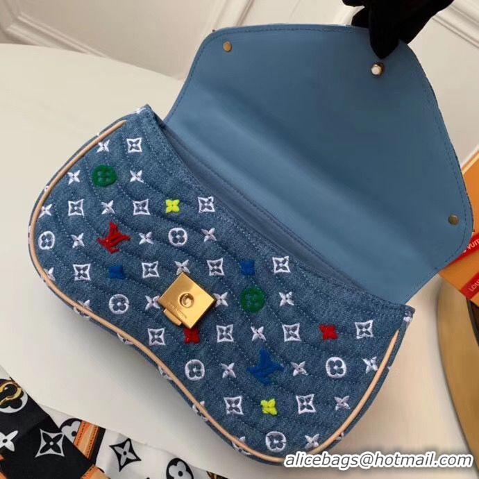 Super Quality Louis Vuitton Original NEW WAVE Medium Bag M53692 Blue