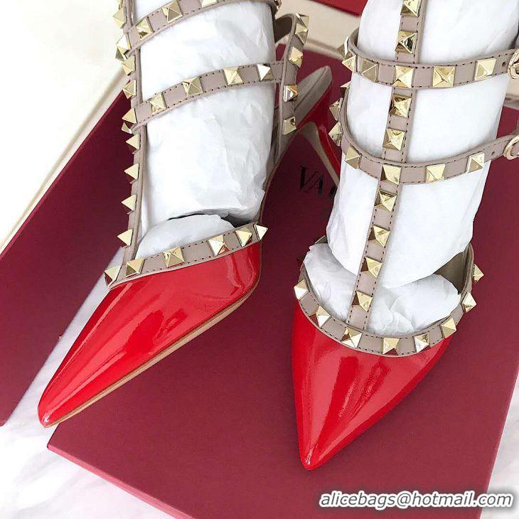 Top Quality Valentino PATENT High-Heeled Shoes V8756 Red