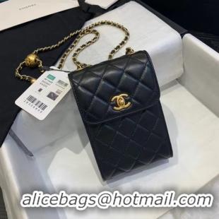 Duplicate Chanel Original Small classic Sheepskin Shoulder Bag AP1448 black