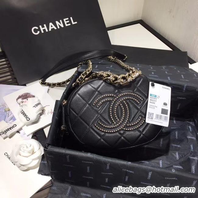 Pretty Style Chanel Original Small classic Sheepskin camera bag AS1511 black