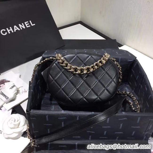 Pretty Style Chanel Original Small classic Sheepskin camera bag AS1511 black