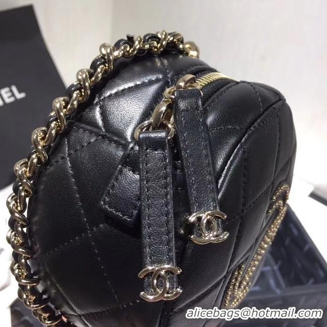 Pretty Style Chanel Original Small classic Sheepskin camera bag AS1511 black