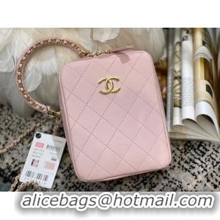 Fashion Chanel Original Small Sheepskin camera bag AS1753 pink