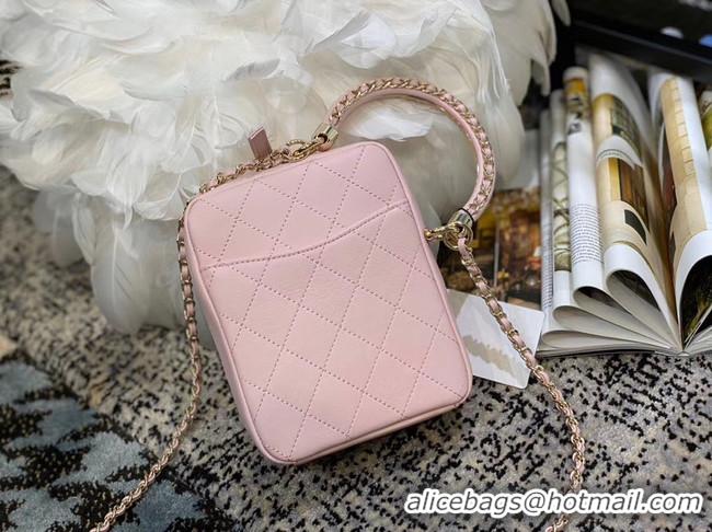 Fashion Chanel Original Small Sheepskin camera bag AS1753 pink